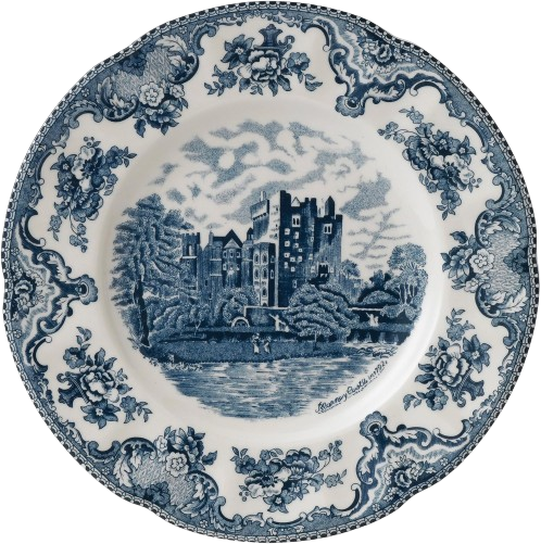 Old Britain Castles Blue Dinner Plate
